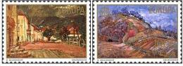 # JUGOSLAVIA YUGOSLAVIA - 1977 - CEPT EUROPA TURISMO TOURISM - Set 2 Stamps MNH - Neufs