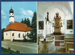 Kirche Zu St.Quirin Am Tegernsee,2-Bild-Karte,Kirche,Religion,Christentum, - Tegernsee