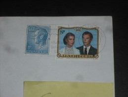 LETTRE LUXEMBOURG AVEC YT 662a ET 986 - GRAND DUC JEAN - MARIAGE ROYAL - - Covers & Documents