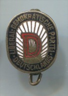 LIBERAL DEMOKRATISCHE PARTEI DEUTSCHLAND - Germany, Enamel, Vintage Pin, Badge - Associazioni