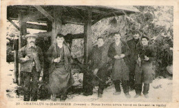 23 - CREUSE - CHATELUS LE MARCHEIX - Nous Buvin Notre Verre N Ferrant La Vacho - 1938 - Très Bon état - 2 Scans - Chatelus Malvaleix