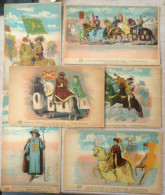 Cp LOT 6X Litho Illustrateur LEGIA  MAT Souvenir Centenaire Independance Belge Cortege Historique Toison HASSELT - Verzamelingen & Kavels