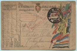 1918 Italia, Franchigia 102 O 402 Da 2068 Compagnia Mitragliatrici A Putignano - Franchigia