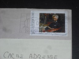 LETTRE LUXEMBOURG AVEC YT 1346 - MIHELY MUNKECSY - PEINTRE PEINTURE TABLEAU- - Covers & Documents