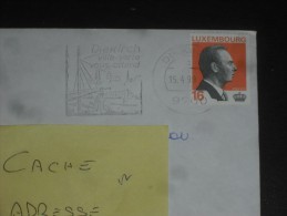 LETTRE LUXEMBOURG AVEC YT 1309 - GRAND DUC JEAN - FLAMME DIEKIRCH - - Storia Postale