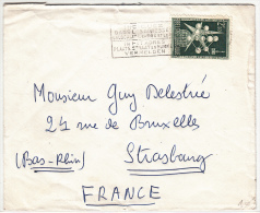 BELGIUM USED COVER COB 1008A EXPOSITION UNIVERSELLE DE BRUXELLES 1958 - Storia Postale