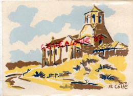 Delcampe - 79 - PARTHENAY - EGLISE DU VIEUX PARTHENAY - OEUVRE DU PEINTRE INFIRME R. COLLE - Parthenay