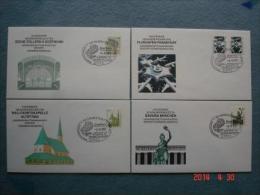 4 Briefe Briefmarkenausstellung Neumünster Artenschutz Im Tierpark 1991 - Sin Clasificación