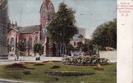 Circle Of Saint Marys And Baptist Church Syracuse New York 1913 - Syracuse