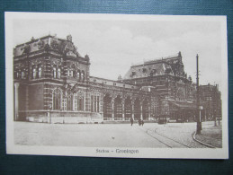 AK GRONINGEN Bahnhof Ca.1920  ///  D*13519 - Groningen