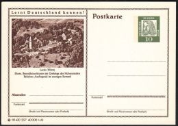 Germany 1962, Illustrated Postal Stationery "Lorch", Ref.bbzg - Illustrated Postcards - Mint