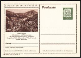 Germany 1961, Illustrated Postal Stationery "Zorge In Südharz", Ref.bbzg - Illustrated Postcards - Mint