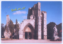 {55548} 62 Pas De Calais Saint Omer , Ruines De Saint Bertin ; Flamme De Saint Omer - Saint Omer