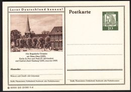 Germany 1961, Illustrated Postal Stationery "Bergedorf Town Center", Ref.bbzg - Postales Ilustrados - Nuevos