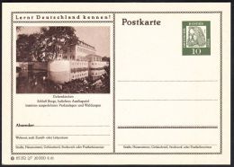 Germany 1961, Illustrated Postal Stationery "Castle Berge In Gelsenkirchen", Ref.bbzg - Bildpostkarten - Ungebraucht