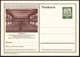 Germany 1961, Illustrated Postal Stationery "Congress Hall In Gelsenkirchen", Ref.bbzg - Cartes Postales Illustrées - Neuves