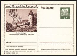 Germany 1961, Illustrated Postal Stationery "Leutkirch In Allgäu", Ref.bbzg - Cartes Postales Illustrées - Neuves