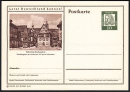Germany 1961, Illustrated Postal Stationery "Kunzelsau", Ref.bbzg - Cartes Postales Illustrées - Neuves
