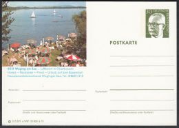 Germany 1973, Illustrated Postal Stationery "Waging Am See", Ref.bbzg - Cartes Postales Illustrées - Neuves