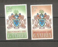 2 Sellos Gambia - Gambie (1965-...)