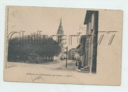 Anse (Rhône) : La Place De L'église En 1905 (animé) PF - Anse