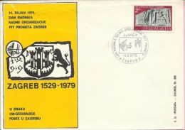 PTT Transport Workers Day, Zagreb, 14.9.1979., Yugoslavia, Cover - Storia Postale