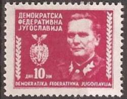 1945 X  455  JUGOSLAVIJA TITO NEVER HINGED - Unused Stamps