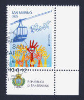 2012 SAN MARINO "EUROPA-VISIT" SINGOLO ANNULLO PRIMO GIORNO - Gebraucht