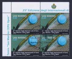 2012 SAN MARINO "25.A EDIZIONE INTERNAZIONALI DI TENNIS CEPU OPEN" QUARTIMA ANNULLO PRIMO GIORNO - Used Stamps