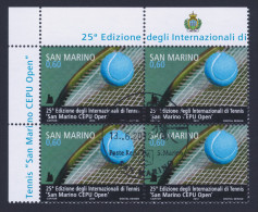 2012 SAN MARINO "25.A EDIZIONE INTERNAZIONALI DI TENNIS CEPU OPEN" QUARTIMA ANNULLO PRIMO GIORNO - Gebruikt