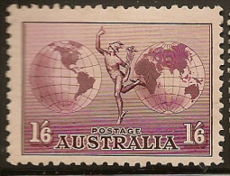 AUSTRALIA 1934 1/6 Hermes P11 SG 153 HM #CT211 - Neufs