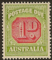 AUSTRALIA 1938 1d Postage Due SG D113 HM #CT262 - Portomarken