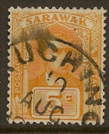 SARAWAK 1922 5c Yellow SG 66 U #CY212 - Sarawak (...-1963)