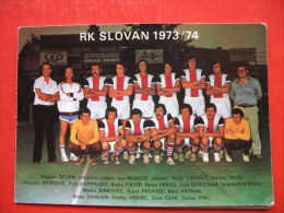RK SLOVAN 1973/74 - Pallamano