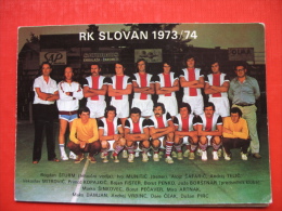 RK SLOVAN 1973/74 - Handball