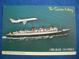 Queen Mary Prior To Her Docking, Long Beach, California - Long Beach