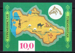 TKM-	07	TURKMENISTAN – MAP - Turkmenistan