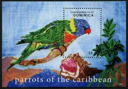 Dominica 2013 - Faune, Perroquets - BF Neuf // Mnh - Dominica (1978-...)