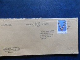 A3833     LETTER TO GERMANY - Covers & Documents