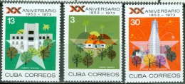 Cuba 1973 20th Anniv. Of The Revolution MNH** - Lot. 2867 - Ungebraucht