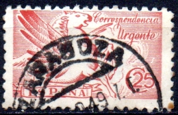 SPAIN 1942 Express Letter - Pegasus - 25c. - Red  FU - Exprès