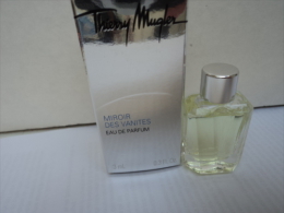 MUGLER "" MIROIR DES VANITES"" MINI EDP 3 ML  LIRE  & VOIR    LE DERNIER !!!!!! - Miniaturas Mujer (en Caja)