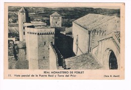 23617 - Real Monasterio De Poblet - 11 Vista Parcial De La Puerta Y Torre Del Prior - Altri & Non Classificati