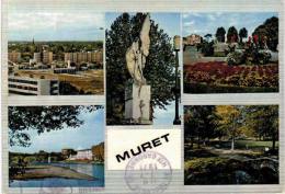 Muret Vue Générale Monument Ader Parc Bords De La Garonne Parc Jean Jaurès - Muret