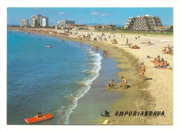 Cp, Espagne, Ampuriabrava, La Plage, écrite - Gerona