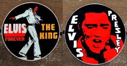 Lot De 2 Autocollants Du King - ELVIS PRESLEY - 2 Stickers - Andere Producten