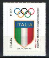 Italy 2014. Italian Olimpic Games Team Stamp MNH (**) - 2011-20: Mint/hinged