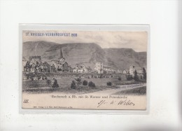 B82288 Bacharach A Rh Mit St Werner Und Peterskirche  Germany Front Back Image - Bacharach