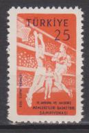 Turquie N° 1443 *** 11ème Championnat Européen Et Méditerranéen De Basket-ball à Istanbul - 1959 - Ungebraucht