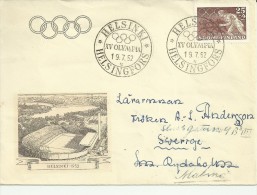 FINLANDIA CC MAT ESPECIAL JUEGOS OLIMPICOS HELSINKI 1952 - Summer 1952: Helsinki